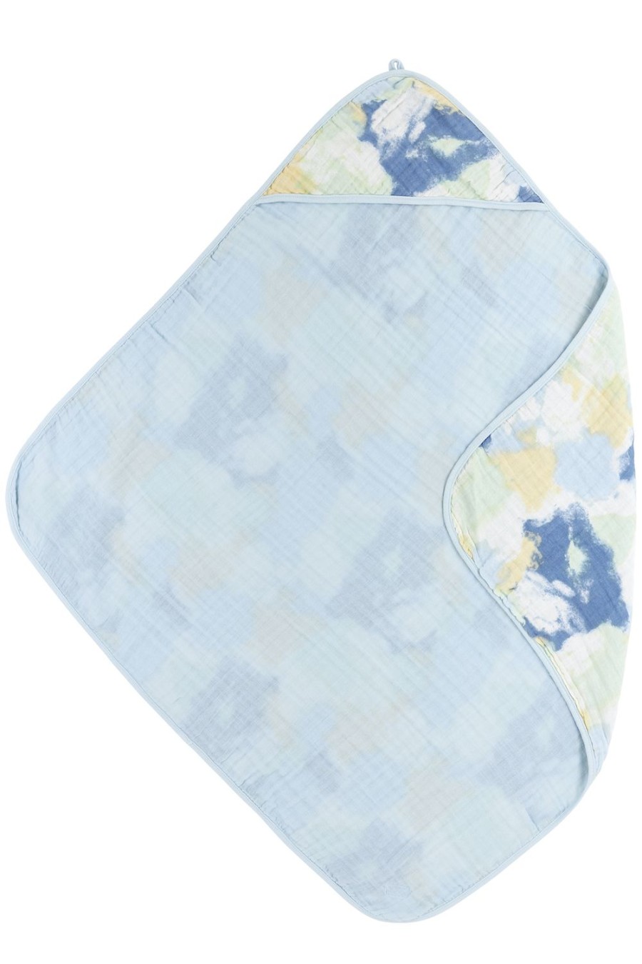 Verzorgen Meyco Baby | Badcape Pre-Washed Hydrofiel Tie-Dye - Light Blue - 80X80Cm