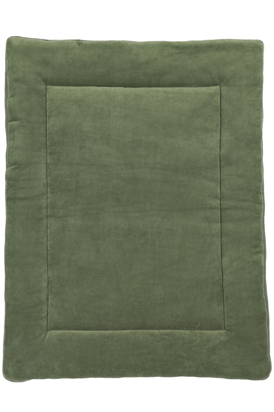 Thuis Meyco Baby | Boxkleed Biologisch Mini Relief - Forest Green - 77X97Cm