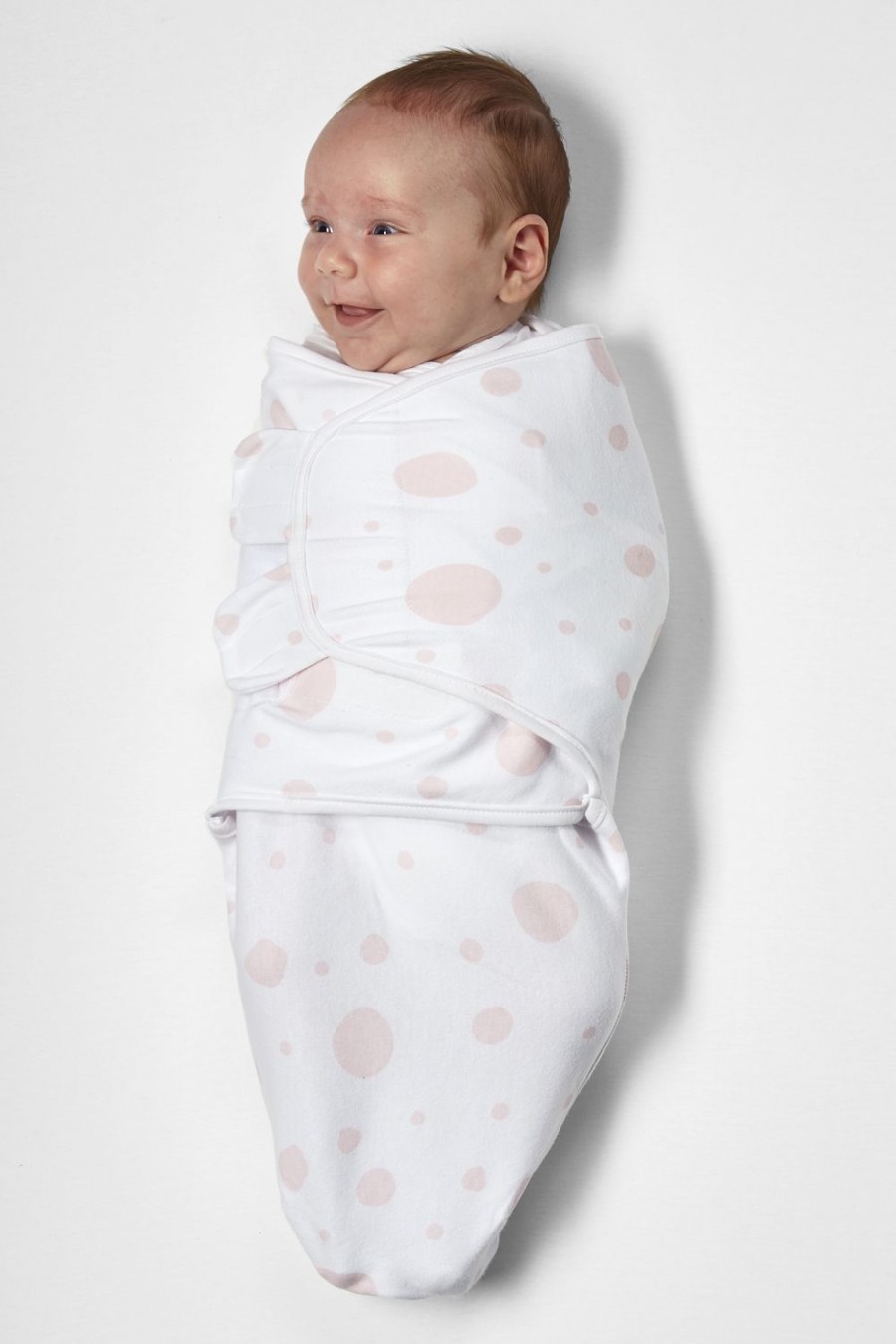 Slapen Meyco Baby | Swaddlemeyco Inbakerdoek Dots - Pink - 0-3 Maanden